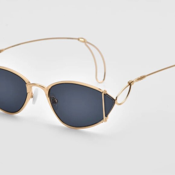 For Arts Sake Ornate- Gold & Black Sunglasses
